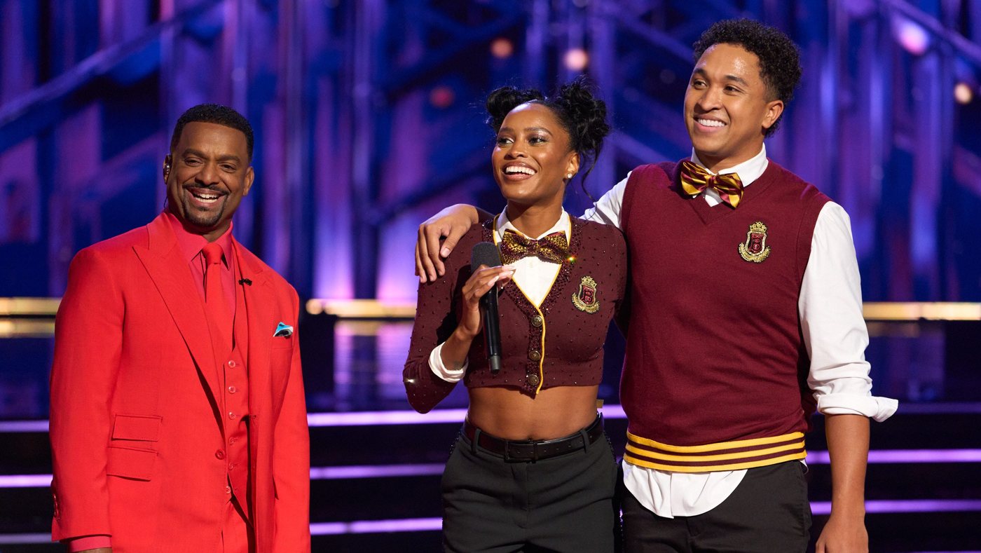Image for the story: Ciara Miller and Brandon Armstrong eliminated on DWTS Mariah Carey Night